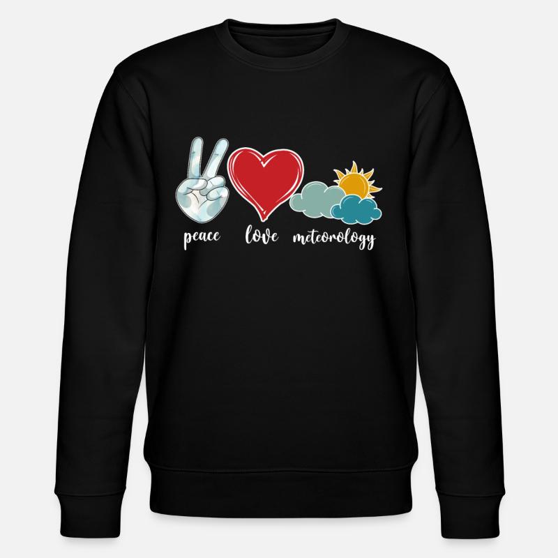 Meteorologist Weather Forecast - Stanley/Stella Unisex Bio-Sweatshirt CHANGER - Schwarz