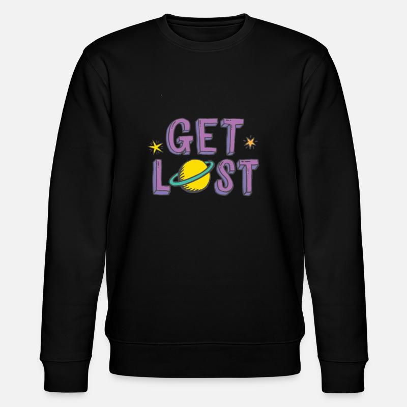 Get Lost - Stanley/Stella CHANGER Unisex Organic Sweatshirt - black