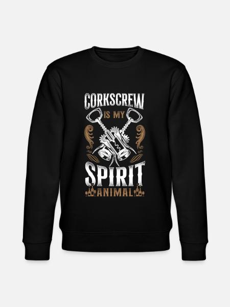 Sommelier Wine Drinking Tasting - Stanley/Stella CHANGER Unisex Organic Sweatshirt - black