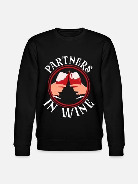 Sommelier Wine Drinking Tasting - Stanley/Stella CHANGER Unisex Organic Sweatshirt - black