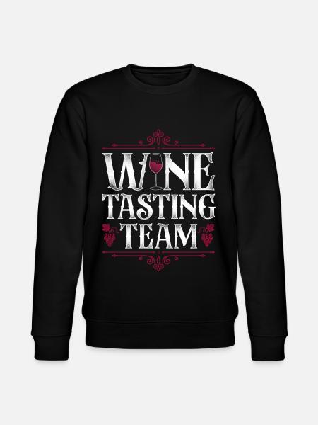 Sommelier Wine Drinking Tasting - Stanley/Stella CHANGER Unisex Organic Sweatshirt - black