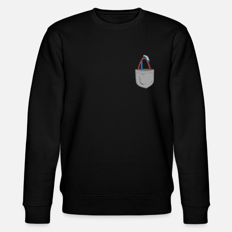 Scooter Coaster Pocket - Sweat bio CHANGER Stanley/Stella Unisexe - noir