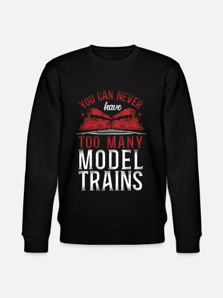 Steam Train Driver Trainspotting - Stanley/Stella Unisex Bio-Sweatshirt CHANGER  - Schwarz