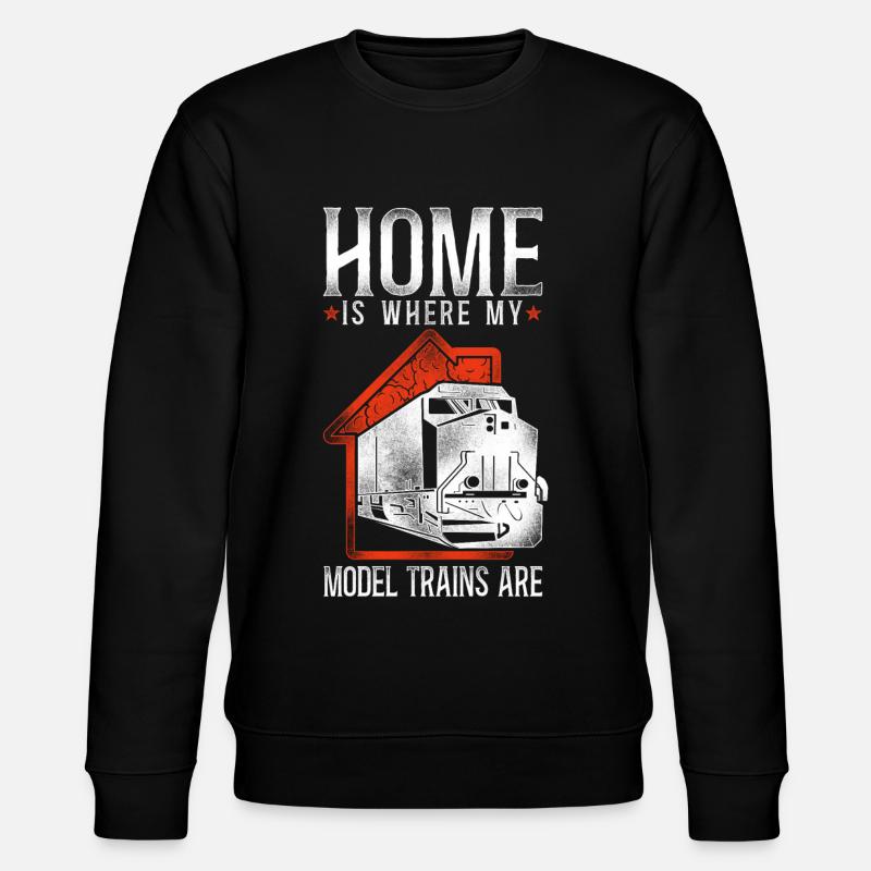 Freight Diesel Train Driver - Stanley/Stella CHANGER Unisex Organic Sweatshirt - black