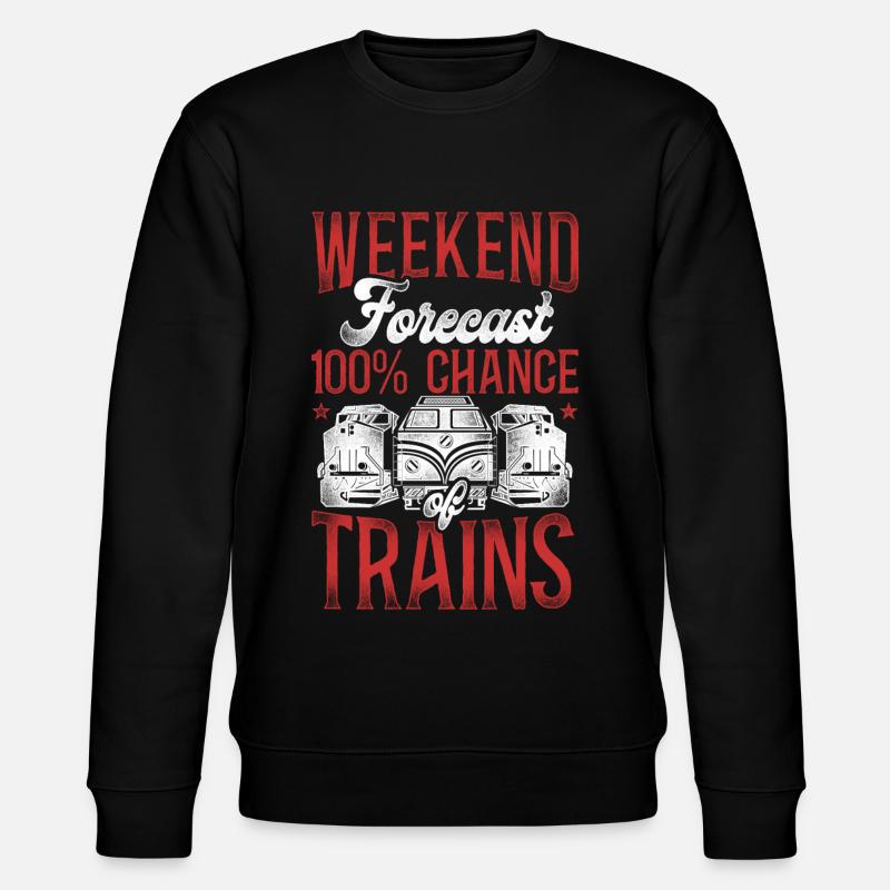 Freight Diesel Train Driver - Stanley/Stella CHANGER Unisex Organic Sweatshirt - black