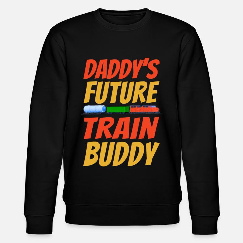Freight Diesel Train Driver - Stanley/Stella CHANGER Unisex Organic Sweatshirt - black