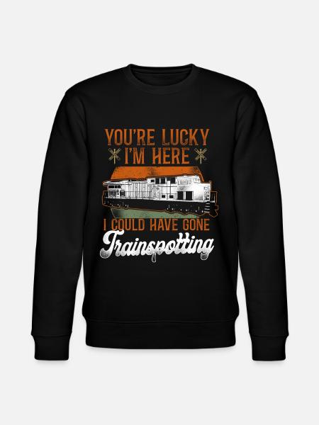 Freight Diesel Train Driver - Stanley/Stella CHANGER Unisex Organic Sweatshirt - black