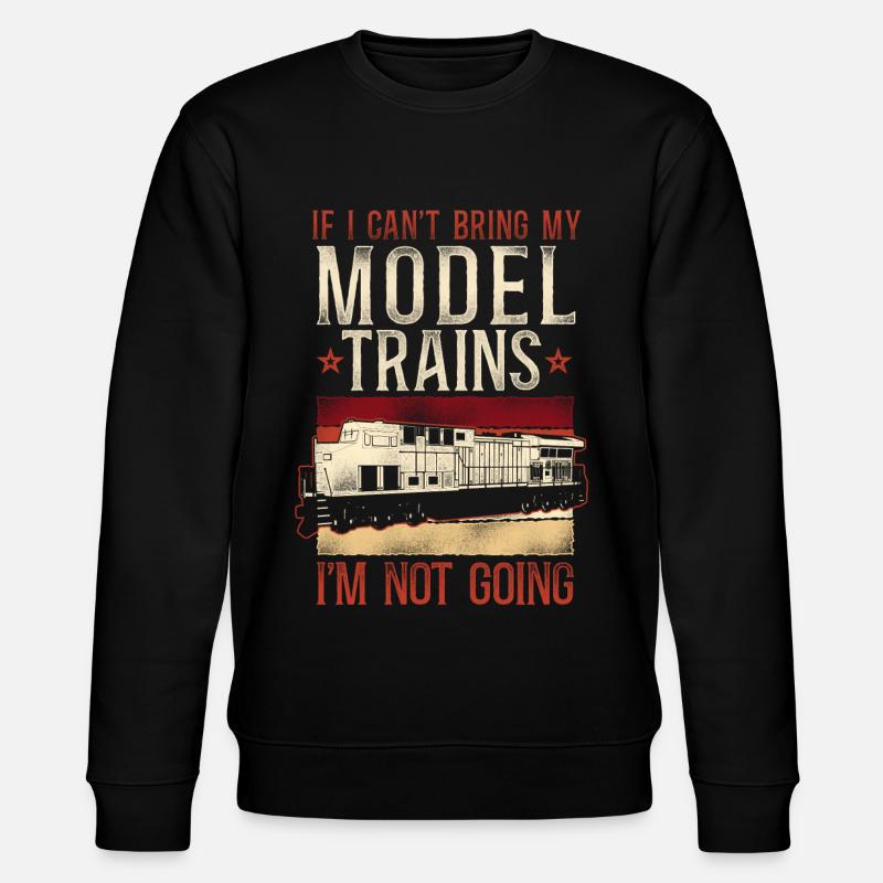 Freight Diesel Train Driver - Stanley/Stella CHANGER Unisex Organic Sweatshirt - black