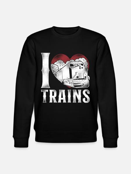 Freight Diesel Train Driver - Stanley/Stella CHANGER Unisex Organic Sweatshirt - black