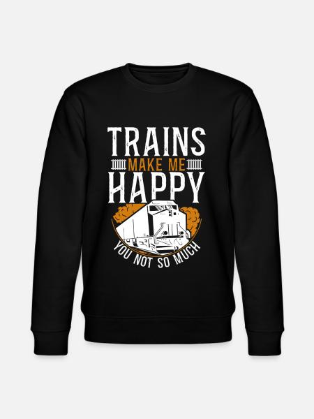 Freight Diesel Train Driver - Stanley/Stella CHANGER Unisex Organic Sweatshirt - black