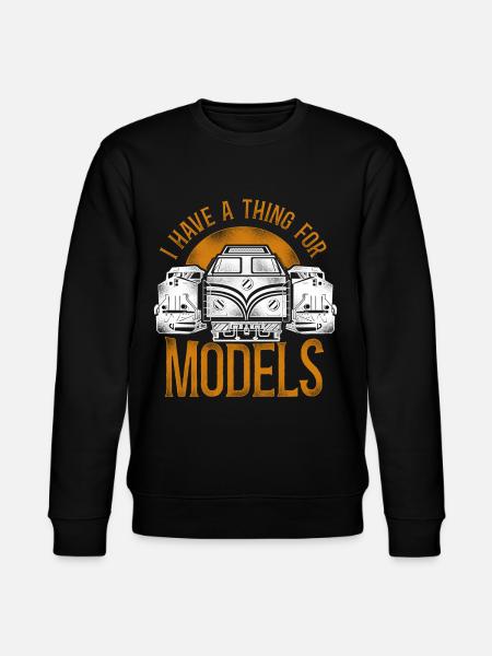 Freight Diesel Train Driver - Stanley/Stella CHANGER Unisex Organic Sweatshirt - black