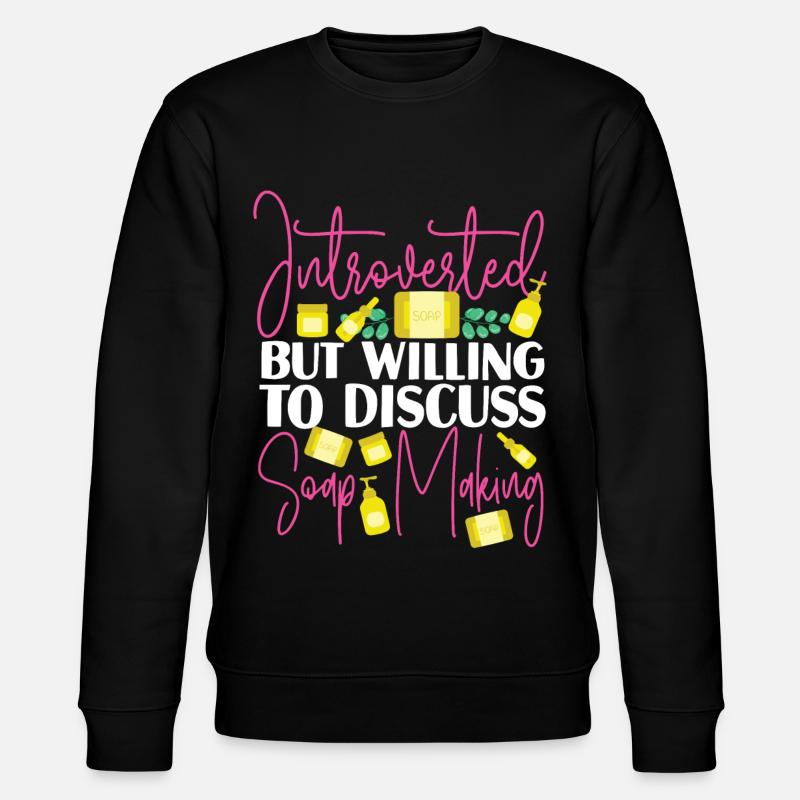 Fabrication de savon Artisanat Introverti - Sweat bio CHANGER Stanley/Stella Unisexe - noir