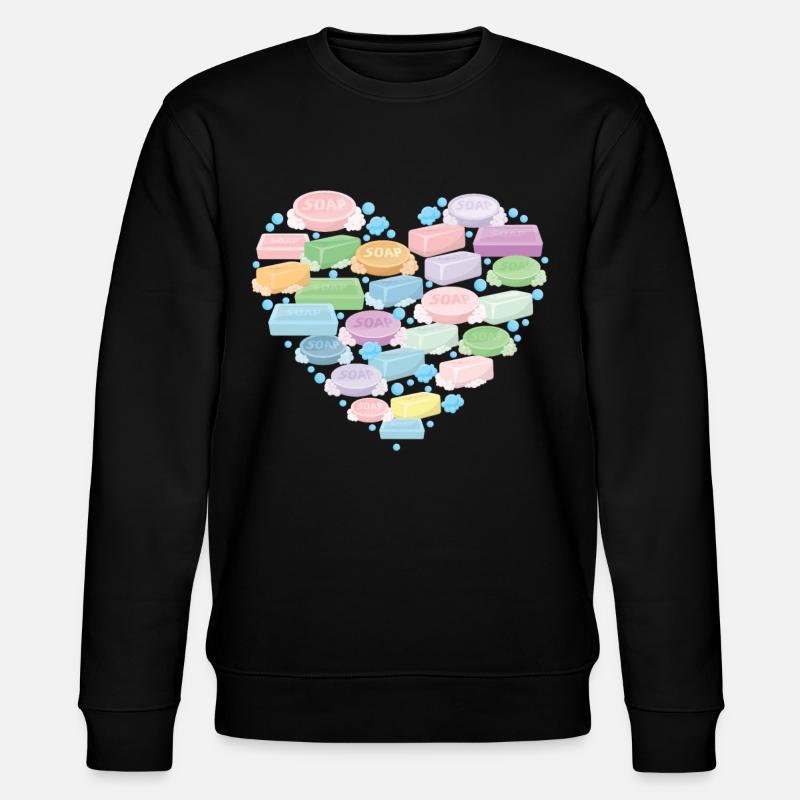 Fabrication de savon Crafting Heart - Sweat bio CHANGER Stanley/Stella Unisexe - noir
