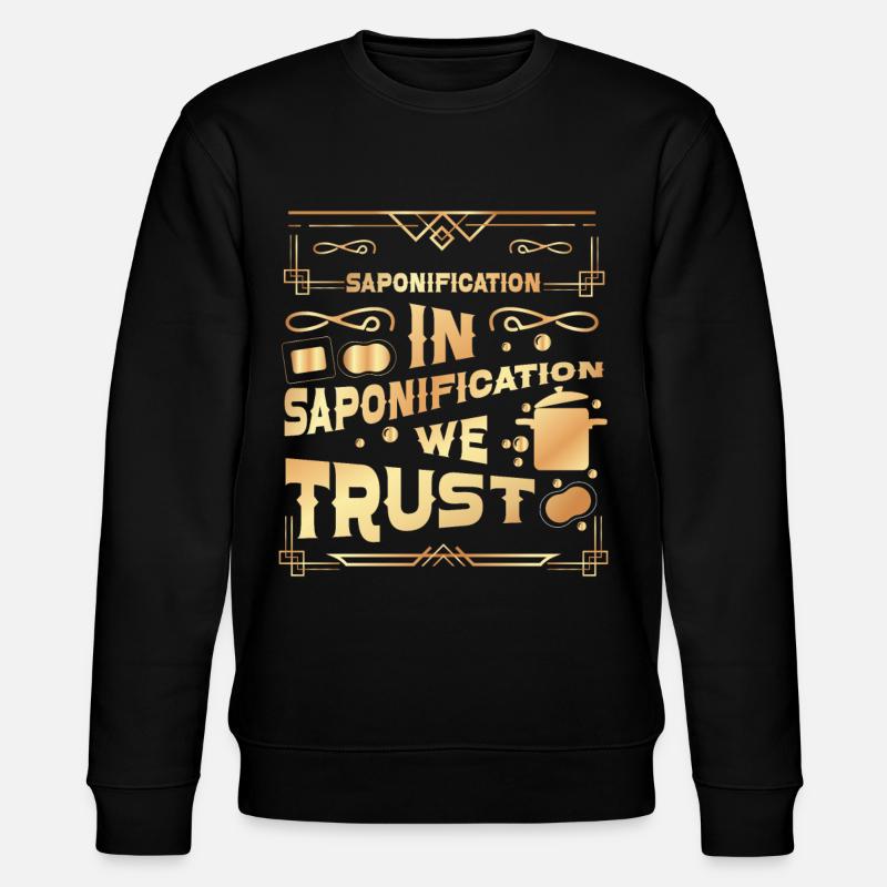 Soap Making Crafting - Stanley/Stella CHANGER Unisex Organic Sweatshirt - black