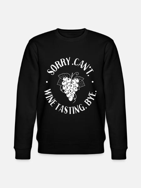 Sommelier Wine Drinking Tasting - Stanley/Stella Unisex Bio-Sweatshirt CHANGER - Schwarz
