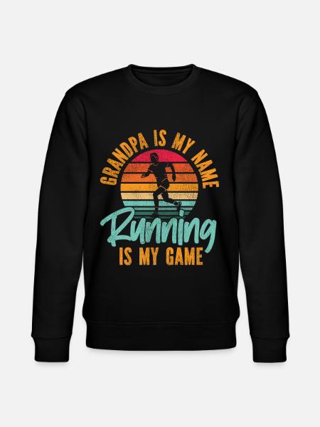 Running Runner Half Marathon - Stanley/Stella CHANGER Unisex Organic Sweatshirt - black