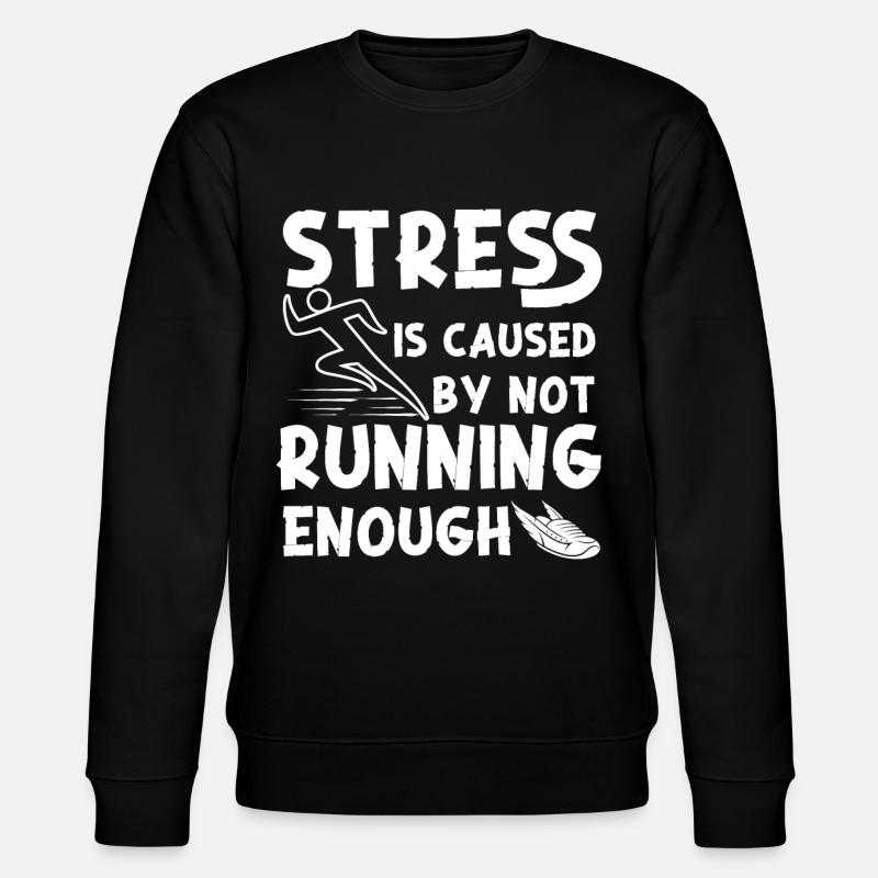 Running Runner Semi-Marathon - Sweat bio CHANGER Stanley/Stella Unisexe - noir
