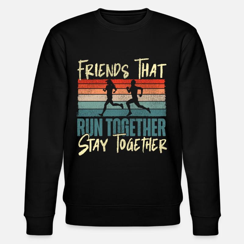 Running Runner Semi-Marathon - Sweat bio CHANGER Stanley/Stella Unisexe - noir