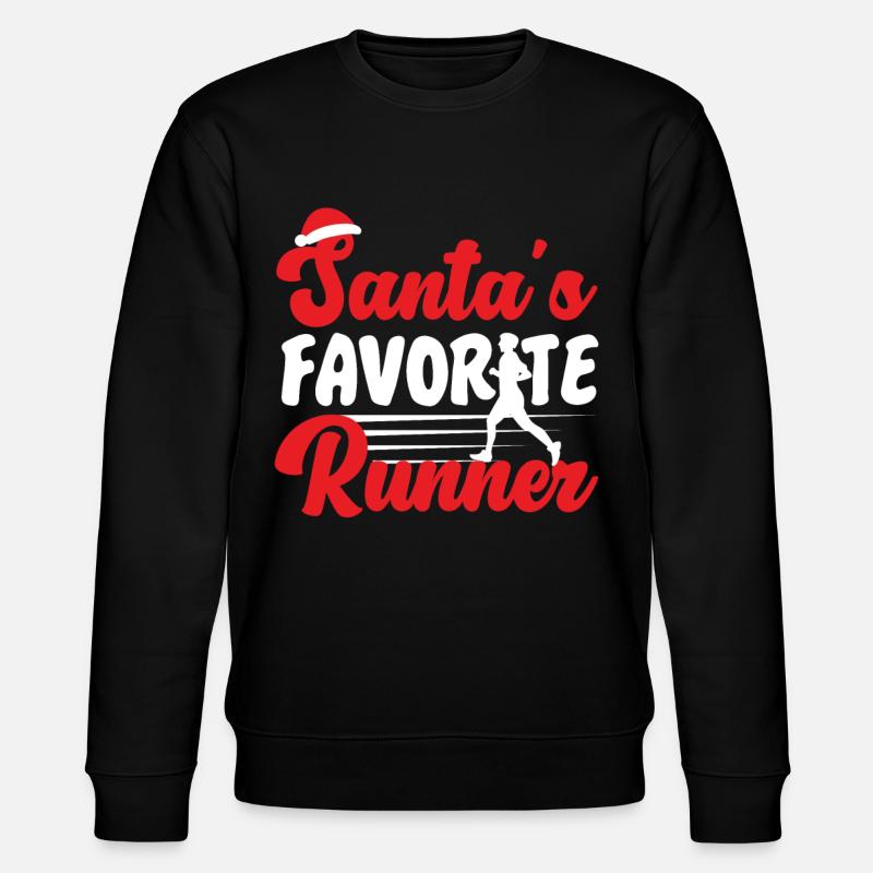 Running Runner Half Marathon - Stanley/Stella CHANGER Unisex Organic Sweatshirt - black