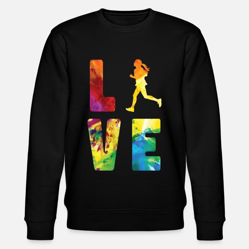 Running Runner Semi-Marathon - Sweat bio CHANGER Stanley/Stella Unisexe - noir