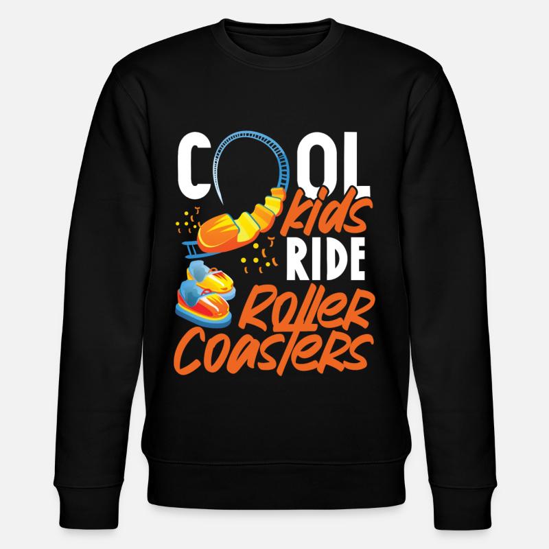 Roller Coaster Cool Kids Ride - Sweat bio CHANGER Stanley/Stella Unisexe - noir