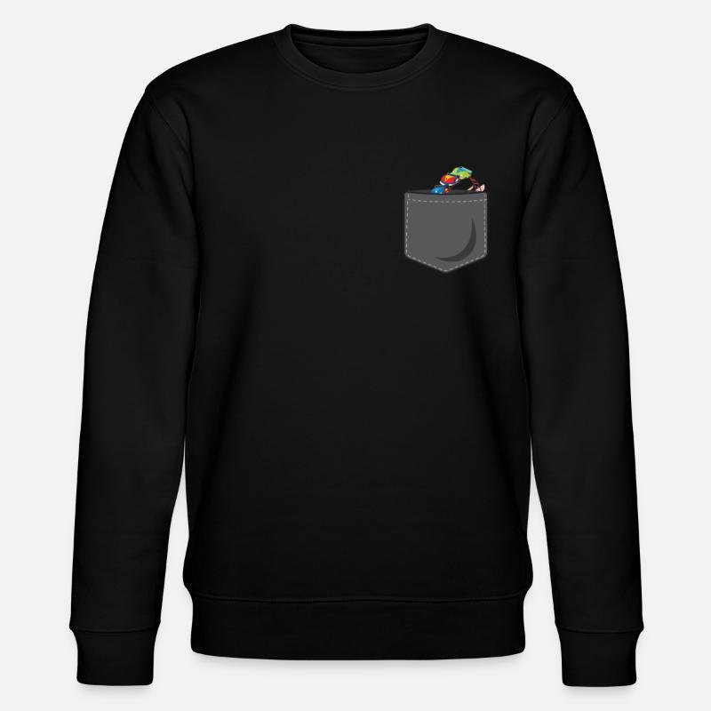 Scooter Coaster Pocket - Sweat bio CHANGER Stanley/Stella Unisexe - noir