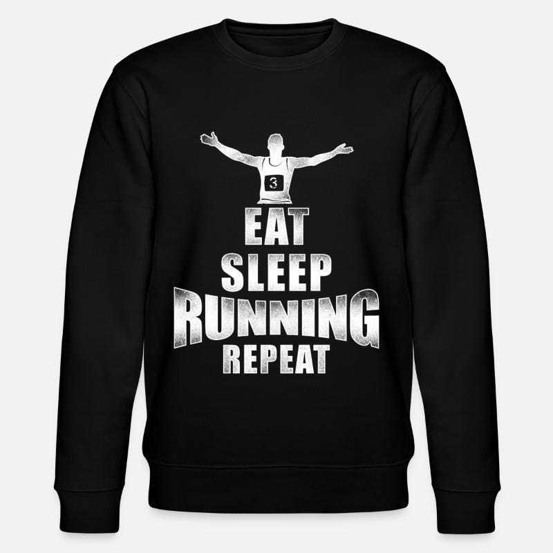 Running Runner Semi-Marathon - Sweat bio CHANGER Stanley/Stella Unisexe - noir