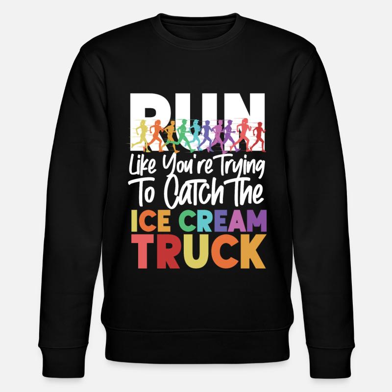 Running Runner Semi-Marathon - Sweat bio CHANGER Stanley/Stella Unisexe - noir