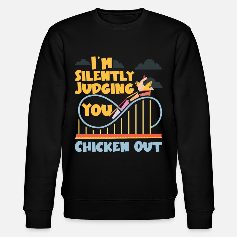 Scooter Coaster I'm Silently - Stanley/Stella CHANGER Unisex Organic Sweatshirt - black