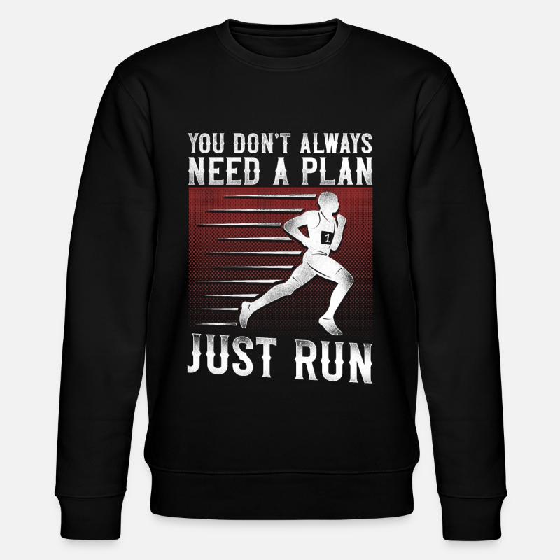 Running Runner Semi-Marathon - Sweat bio CHANGER Stanley/Stella Unisexe - noir