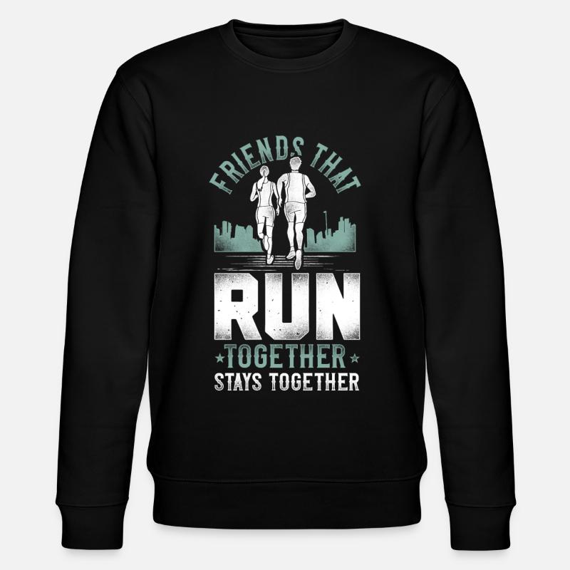 Running Runner Semi-Marathon - Sweat bio CHANGER Stanley/Stella Unisexe - noir