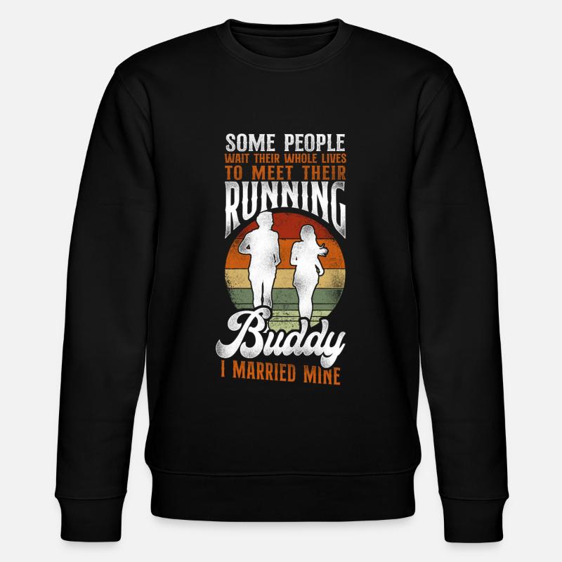 Running Runner Semi-Marathon - Sweat bio CHANGER Stanley/Stella Unisexe - noir