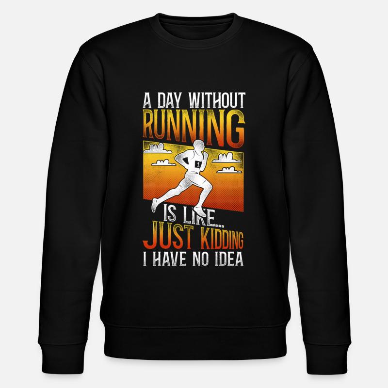 Running Runner Semi-Marathon - Sweat bio CHANGER Stanley/Stella Unisexe - noir