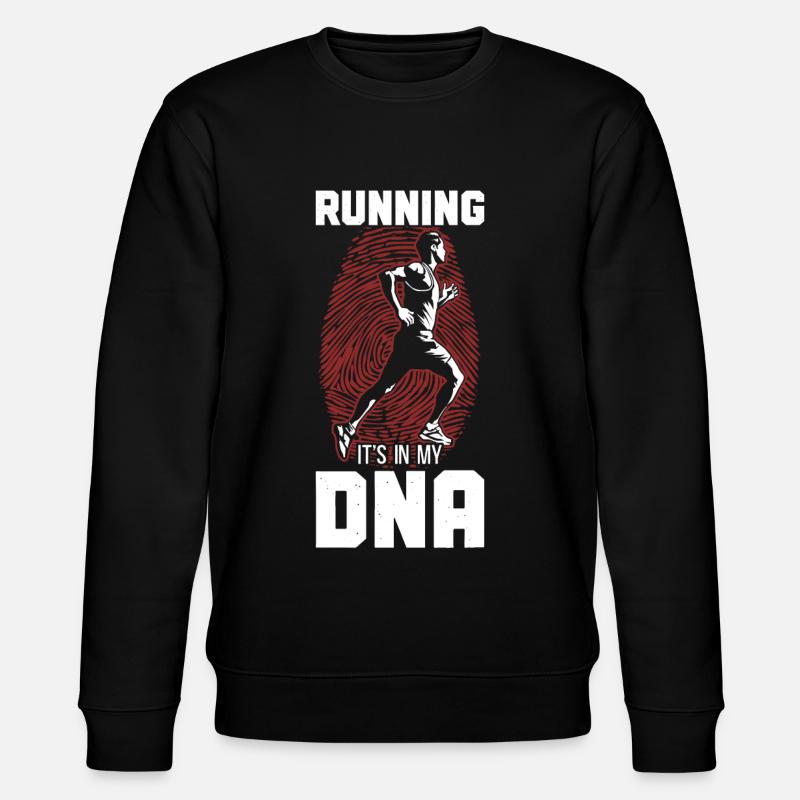 Running Runner Semi-Marathon - Sweat bio CHANGER Stanley/Stella Unisexe - noir
