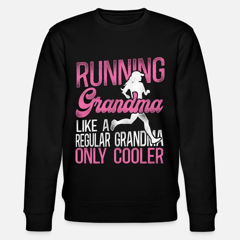 Running Runner Half Marathon - Stanley/Stella CHANGER Unisex Organic Sweatshirt - black