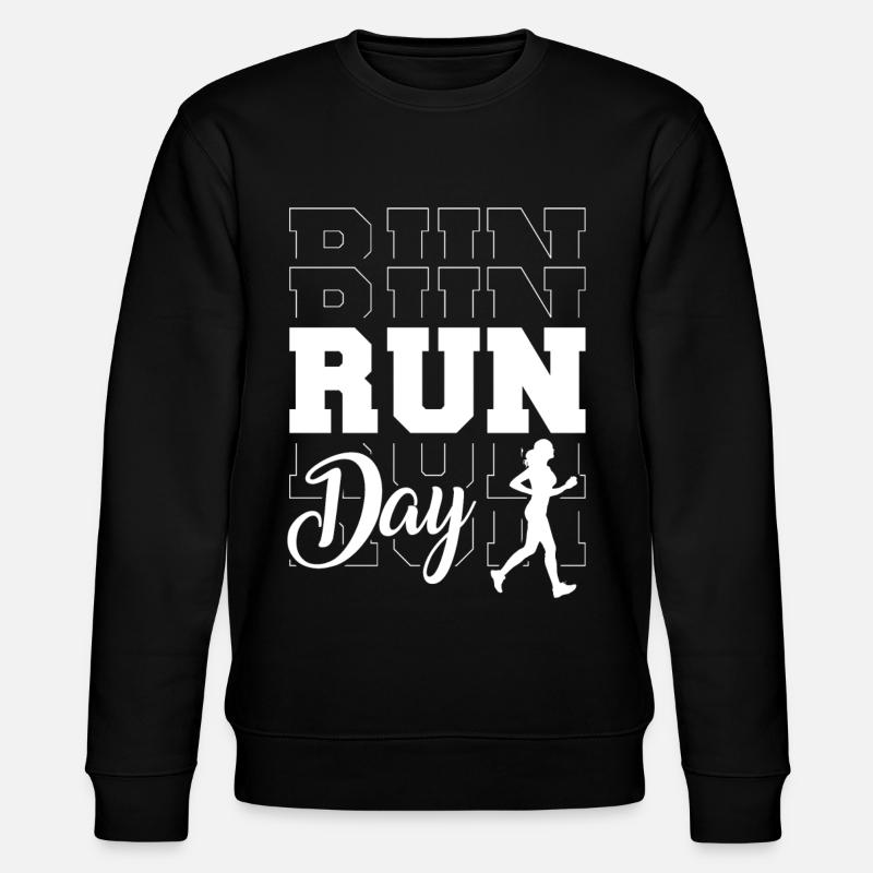 Running Runner Semi-Marathon - Sweat bio CHANGER Stanley/Stella Unisexe - noir