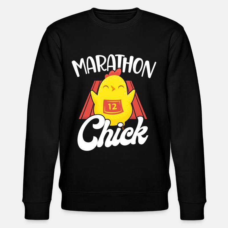 Running Runner Semi-Marathon - Sweat bio CHANGER Stanley/Stella Unisexe - noir