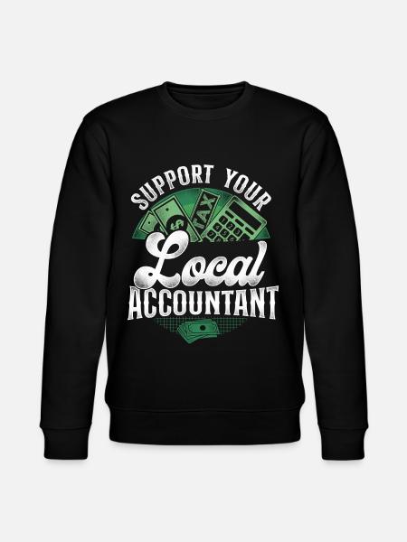 Accountant Bookkeeper Accounting - Stanley/Stella CHANGER Unisex Organic Sweatshirt - black
