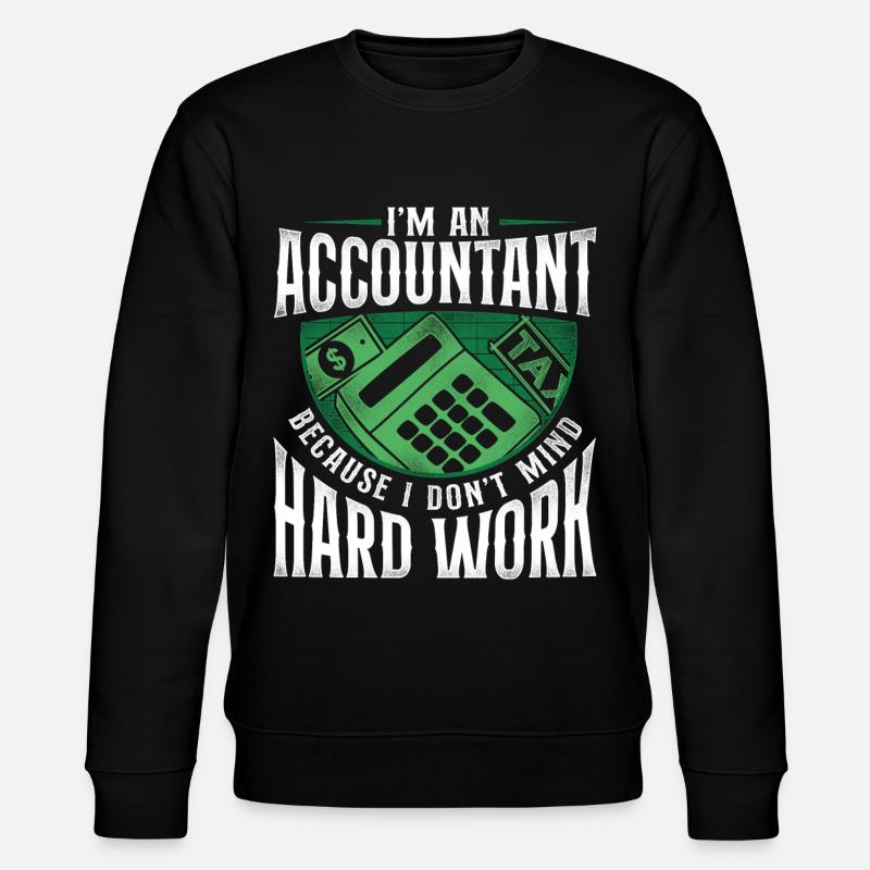 Accountant Bookkeeper Accounting - Stanley/Stella CHANGER Unisex Organic Sweatshirt - black