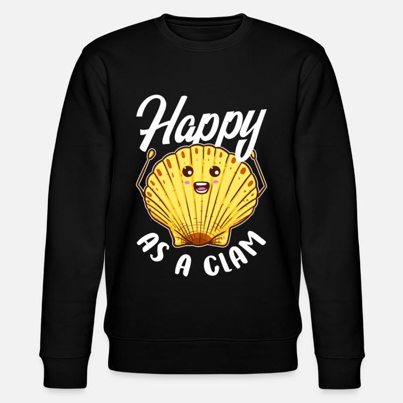 Heureux comme une palourde - Sweat bio CHANGER Stanley/Stella Unisexe - noir
