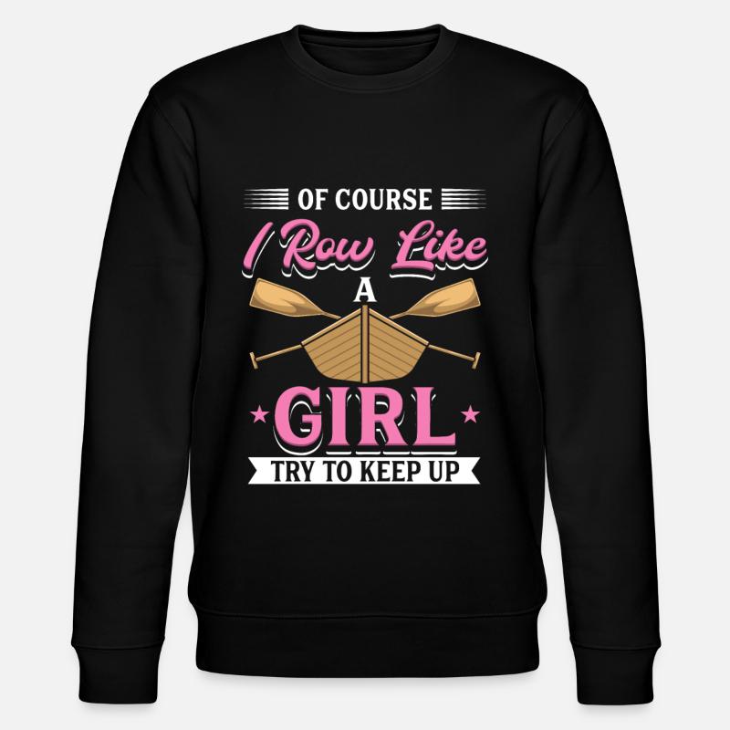 Je rame comme une rameuse - Sweat bio CHANGER Stanley/Stella Unisexe - noir