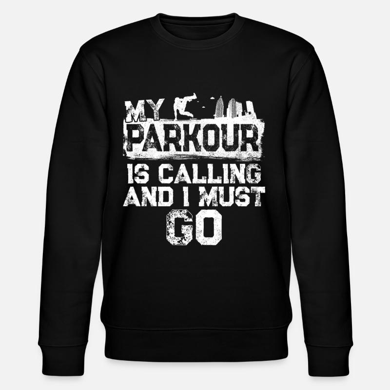 Parkour Free Running Traceur - Sweat bio CHANGER Stanley/Stella Unisexe - noir