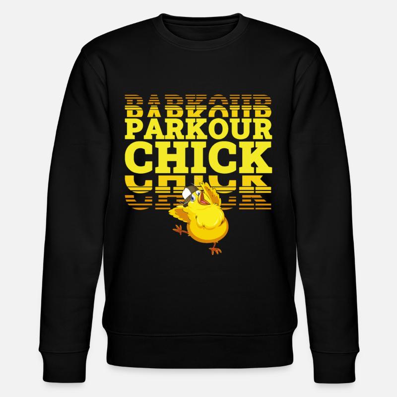 Parkour Free Running Traceur - Sweat bio CHANGER Stanley/Stella Unisexe - noir