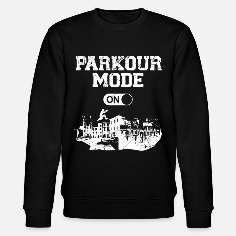 Parkour Free Running Traceur - Stanley/Stella Unisex Bio-Sweatshirt CHANGER  - Schwarz