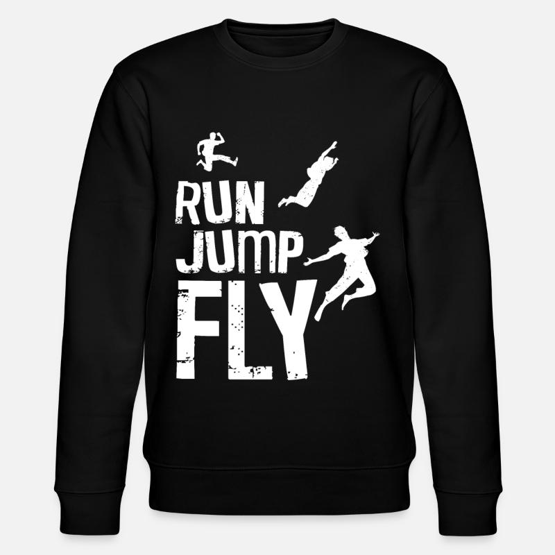 Parkour Free Running Traceur - Sweat bio CHANGER Stanley/Stella Unisexe - noir