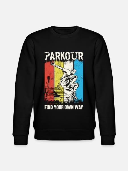 Parkour Free Running Traceur - Sweat bio CHANGER Stanley/Stella Unisexe - noir