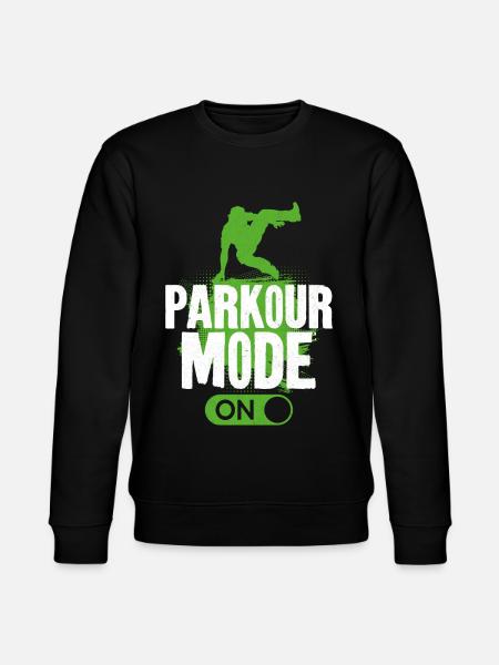 Parkour Free Running Traceur - Stanley/Stella CHANGER Unisex Organic Sweatshirt - black