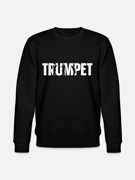 Trumpet Player Trumpet - Stanley/Stella CHANGER Unisex Organic Sweatshirt - black