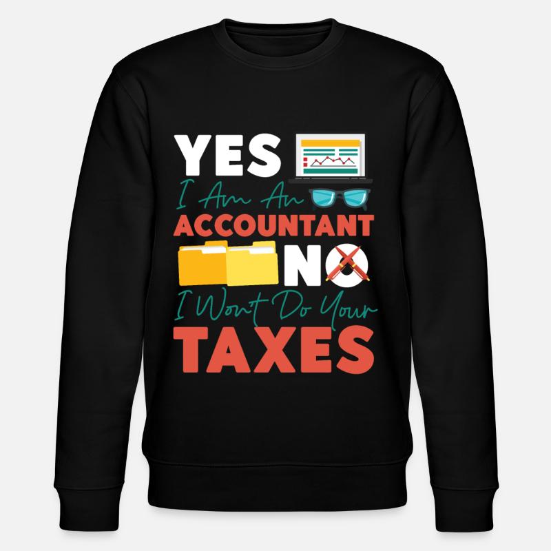 Comptable Teneur de livres Comptabilité - Sweat bio CHANGER Stanley/Stella Unisexe - noir