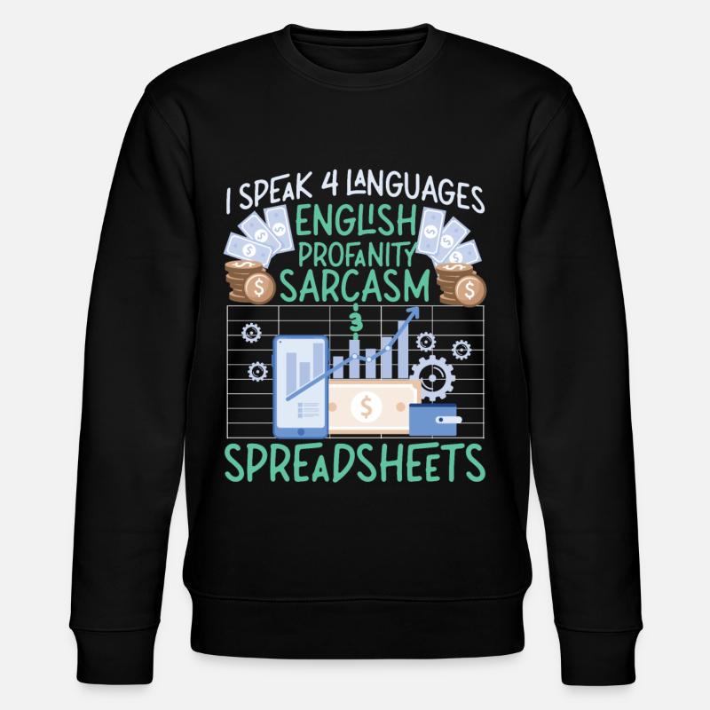Accountant Bookkeeper Accounting - Stanley/Stella Unisex Bio-Sweatshirt CHANGER  - Schwarz